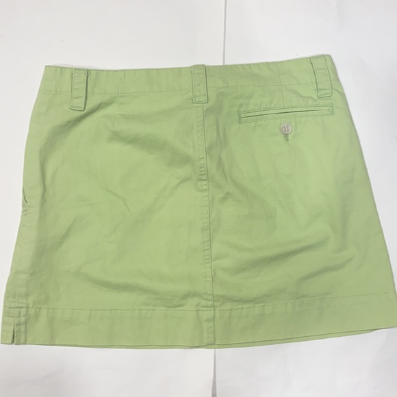 🎉HP🎉 Nantucket Brand Skirt Lime Green Chino Mini cotton Size 6 - Picture 4 of 9